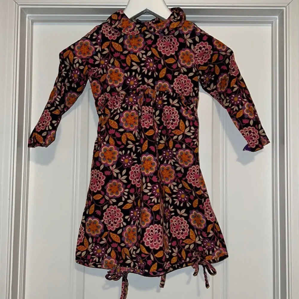HANNA ANDERSSON girls corduroy autumn floral dress. Size 110 (5) - Picture 1 of 8